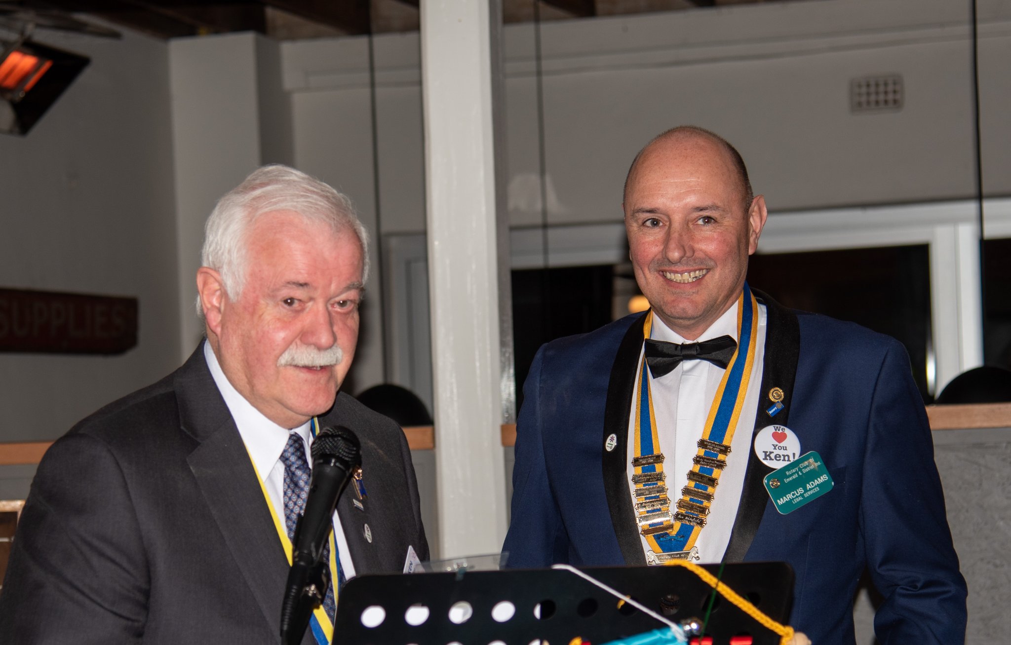 Marcus Adams appointed as the 2022-23 President of the Rotary Club of Emerald & District